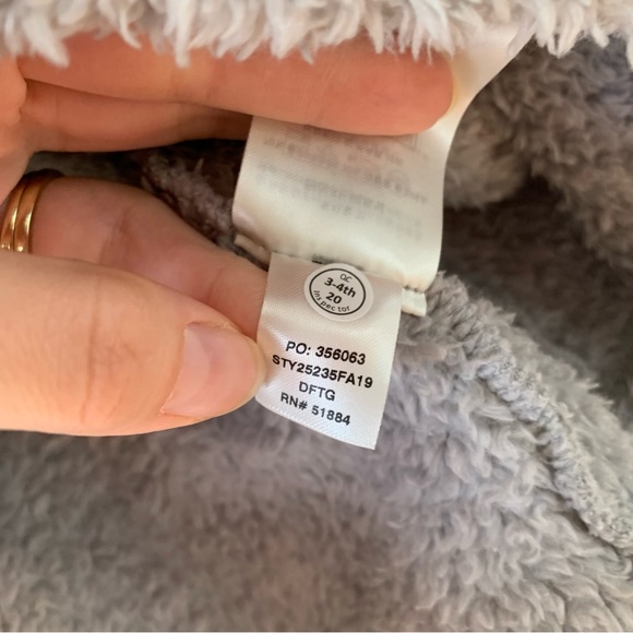 Patagonia Jacket Women’s Los Gatos 1/4 Zip Pullover Fuzzy Fleece Gray Size M - Picture 7 of 8